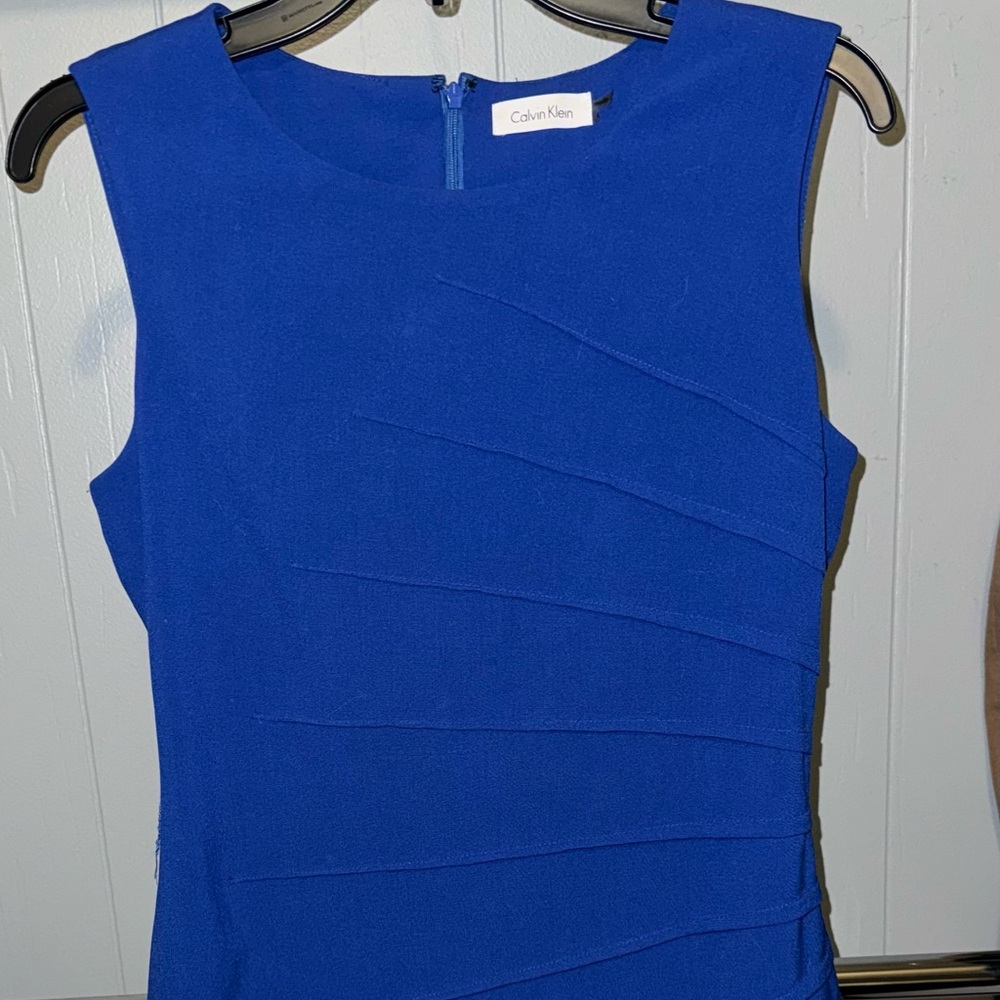 Calvin Klein Fitted Sheath Dress